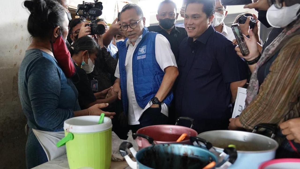 Erick Thohir Blusukan Pasar, Minta BUMN Jaga Harga Bahan Pokok Jelang ...