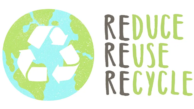 Ilustrasi Reduce, Reuse, Recycle