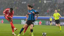Nicolas Jackson mencetak gol dalam laga Atalanta vs Bayern Munchen di leg pertama 16 besar Liga Champions 2025/2026, Rabu (11/3/2026). (AP Photo/Luca Bruno)