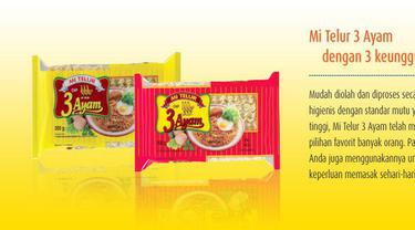 Mie Telur Cap 3 Ayam Lifestyle Fimela Com