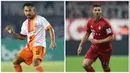 Gelandang Bayern Munchen asal Spanyol, Xabi Alonso, memiliki kemiripan dengan mantan kapten timnas Indonesia yang kini membela Borneo FC, Ponaryo Astaman. (Bola.com-AFP)