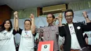 Joko Widodo berkunjung ke kantor Nagaswara, Jalan Johar, Gondangdia, Jakarta, Jumat (30/5/2014) (Liputan6.com/Panji Diksana)