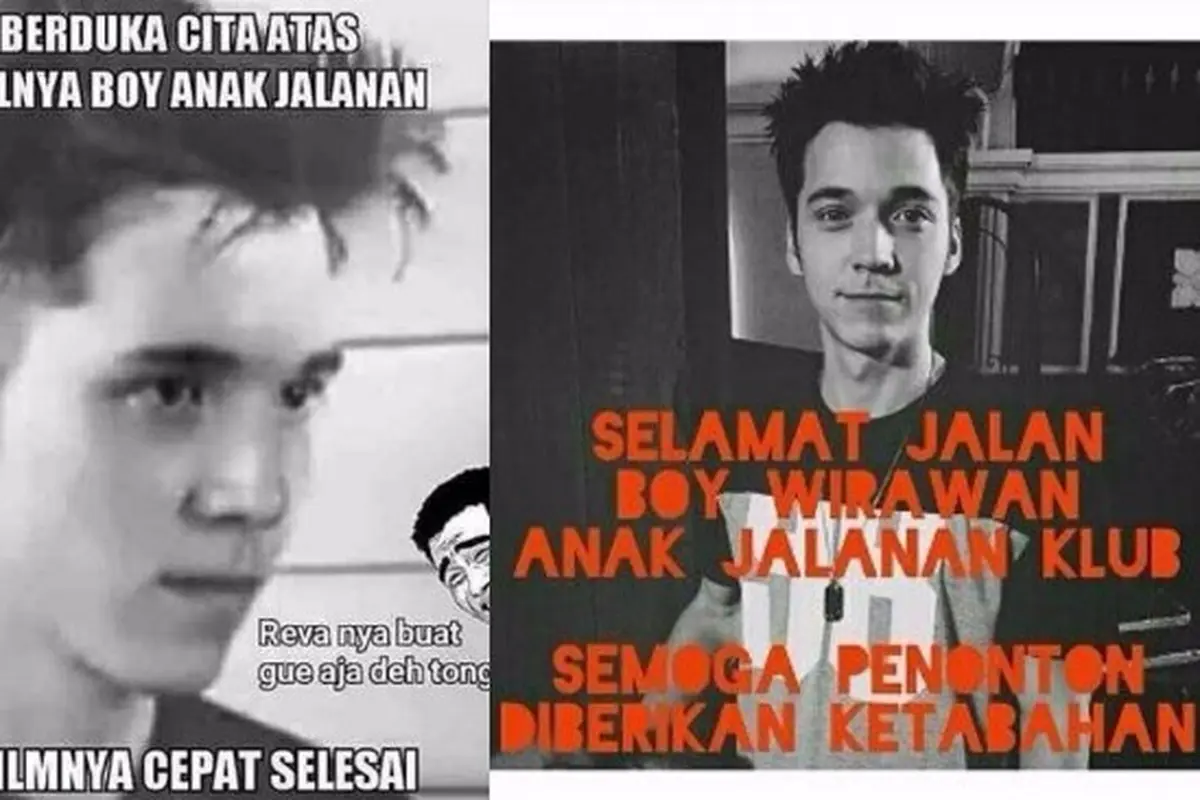 Meme Meninggalnya Boy Anak Jalanan