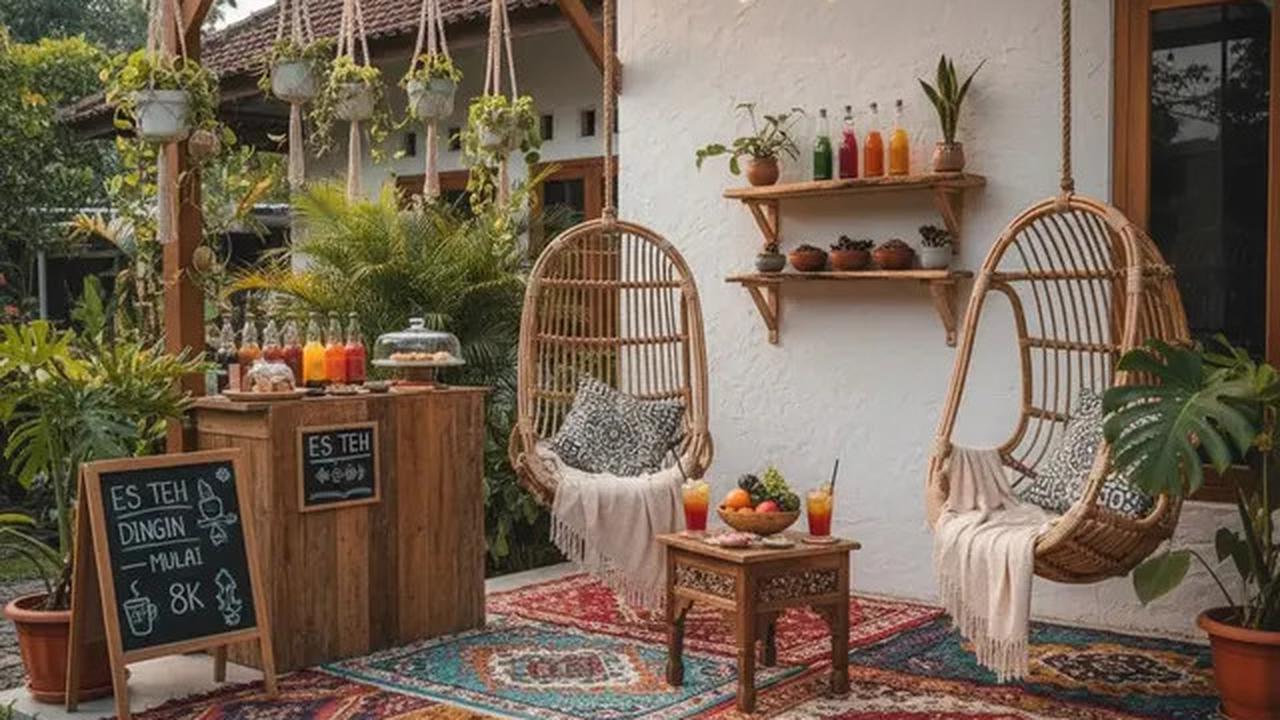 6 Inspirasi Desain Teras Rumah Bisa untuk Jualan Es Teh, Pikat Pelanggan dan Tingkatkan Omzet
