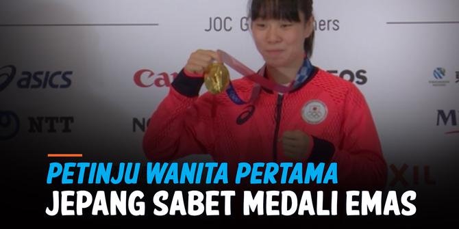 VIDEO: Sena Irie Jadi Petinju Wanita Pertama Sabet Emas Olimpiade Tokyo 2020