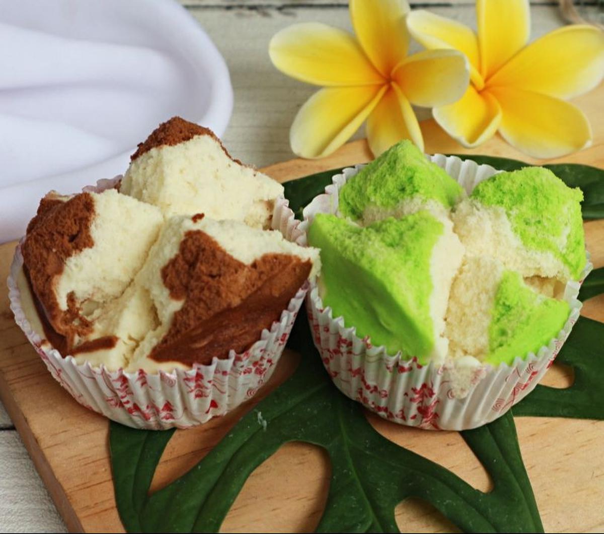 7. Resep Bolu Kukus Pandan