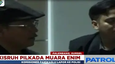 Kuasa Hukum paslon tersebut dilaporkan karena diduga mencemarkan nama baik Aruji, salah satu Komisioner Panwaslu Muara Enim.