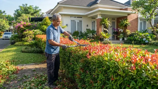 menanam pucuk merah