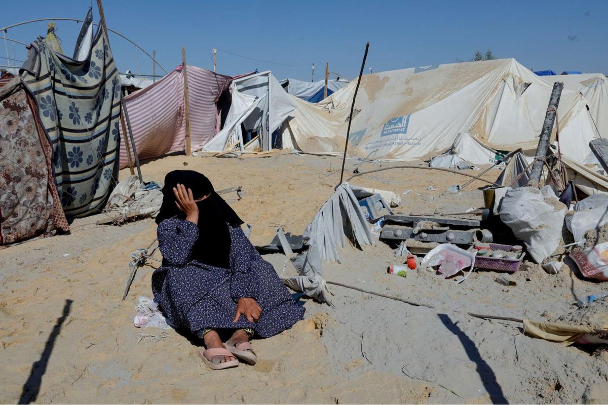Detik-detik serangan udara Israel hantam kamp pengungsian Jalur Gaza
