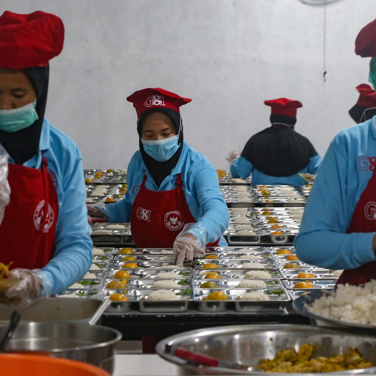 Dapur Makan Bergizi Gratis di Depok