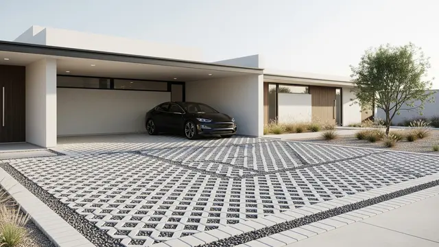 Jenis Paving Block Menyerap Air untuk Carport (AI)