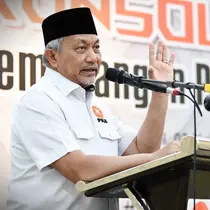 Presiden Partai Keadilan Sejahtera (PKS) Ahmad Syaikhu menghadiri Konsolidasi Pemenangan Pemilu 2024 DPD PKS se Cirebon Raya di Kota Cirebon. (Foto: Dokumentasi PKS).