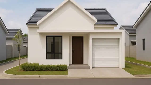 Gambar Desain Rumah 6x9 dengan Garasi