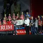 PB Djarum Kudus meraih gelar juara Djarum Superliga Badminton 2019. (Huyogo Simbolon)