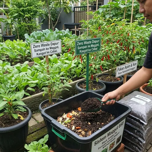 Ide Kebun Cabai Rawit dan Sayur Zero Waste Solusi Mandiri Pangan