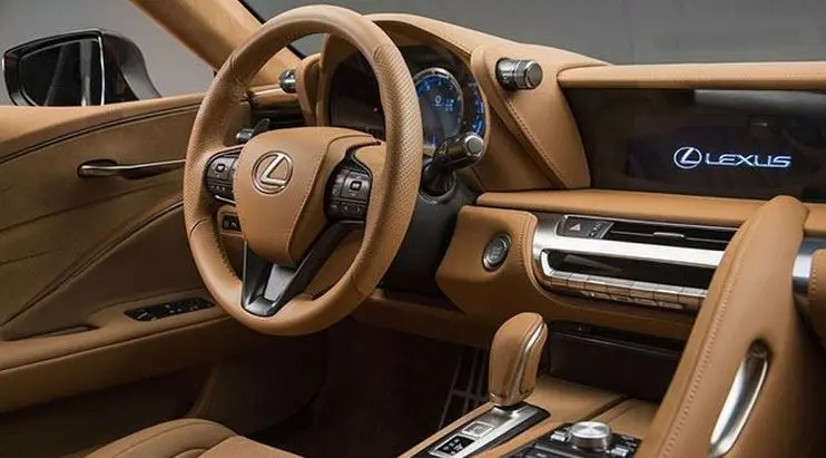 Interior Lexus LC500. (Carbuzz)