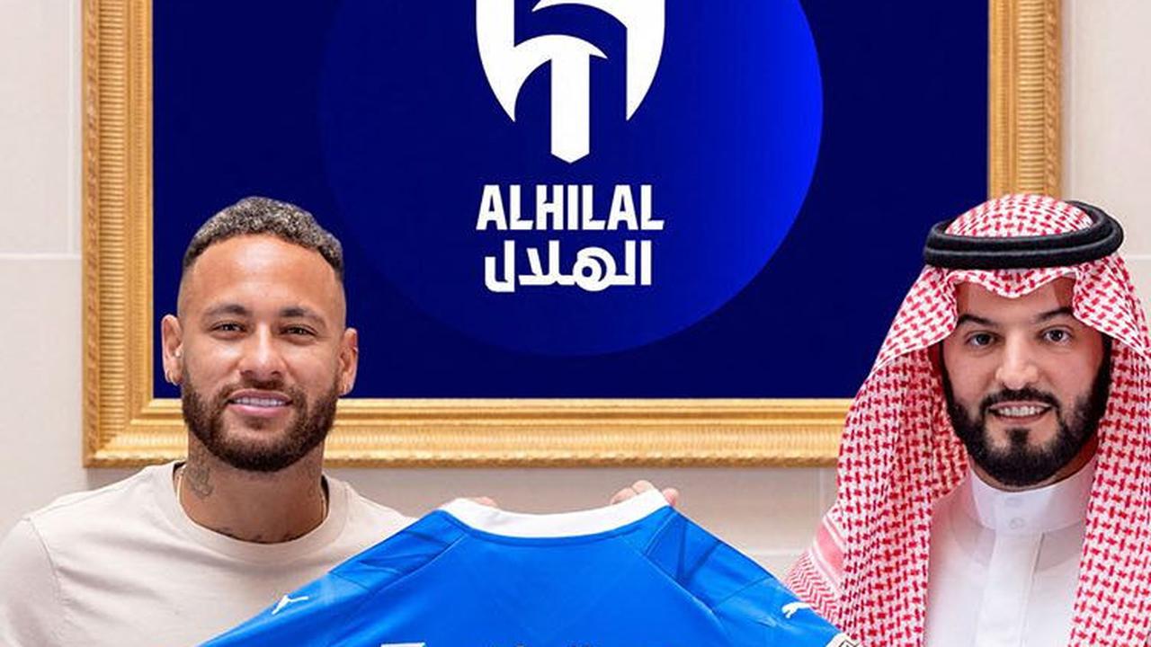 FOTO: Resmi Gabung Al Hilal, Neymar Pecahkan Rekor Transfer Termahal Liga Arab Saudi
