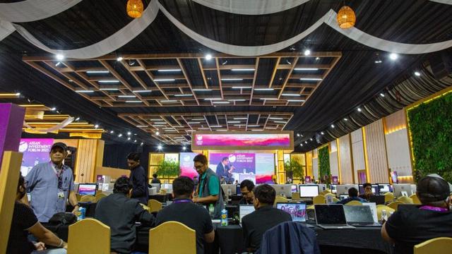 Media Center KTT ke-43 ASEAN 2023 di Jakarta