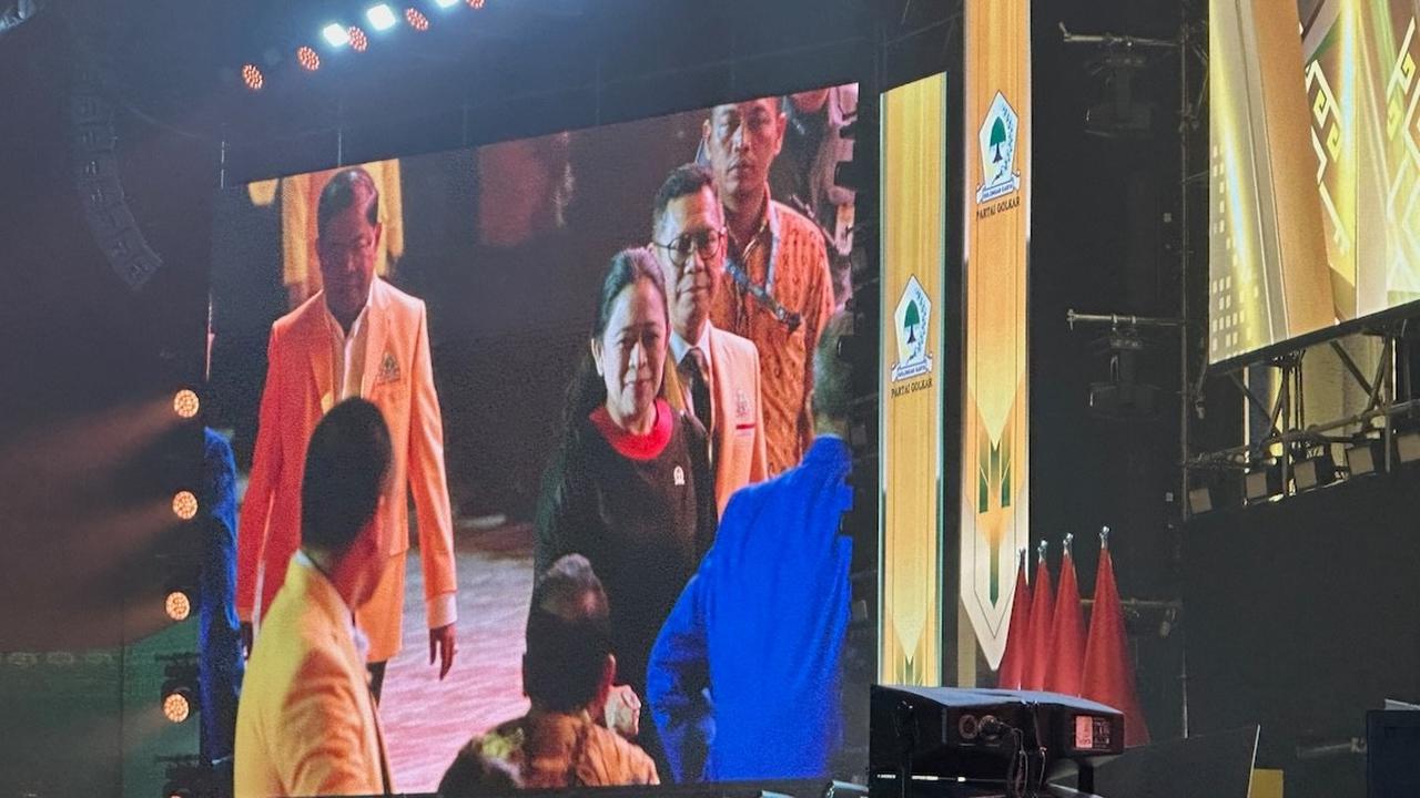 Puan Maharani Hadiri HUT Ke-60 Partai Golkar di Sentul Bogor