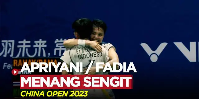 VIDEO: Anthony Ginting Pupus, Apriyani / Fadia Melaju ke Babak 16 Besar China Open 2023