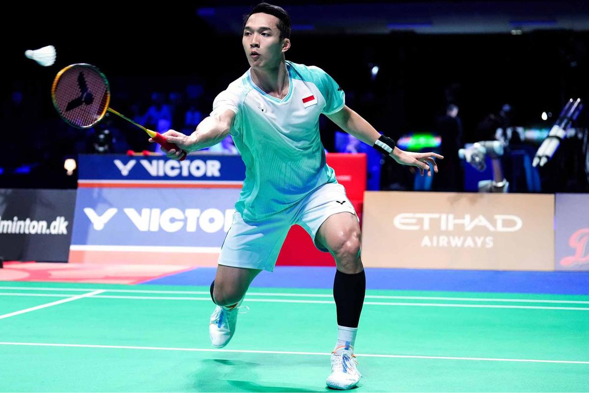 FOTO: Jonatan Christie ke Final Denmark Open 2025, Tantang Tunggal Putra Nomor Satu Dunia