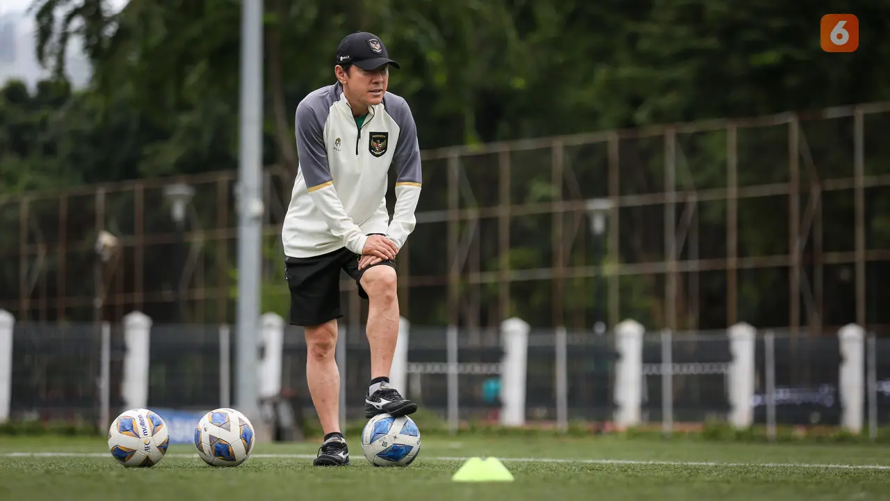 Latihan Timnas Indonesia U-20 untuk Piala Asia U-20 2023