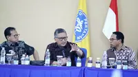 Sekretaris Jenderal DPP PDI Perjuangan Hasto Kristiyanto melakukan pertemuan dan dialog di Kampus IPB University, Bogor, Kamis (21/9/2023). (Foto: Dokumentasi PDIP).
