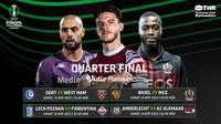 Jadwal Live Streaming UEFA Conference League Babak 8 Besar di Vidio. (Sumber : dok. vidio.com)