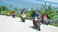 Touring motor ke Ujung Genteng bersama Pertamina Lubricants Bikers Club. (ist)