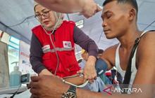 PMI Gelar Pemeriksaan Kesehatan Gratis, Bantu Korban Banjir Langkat Pulihkan Diri