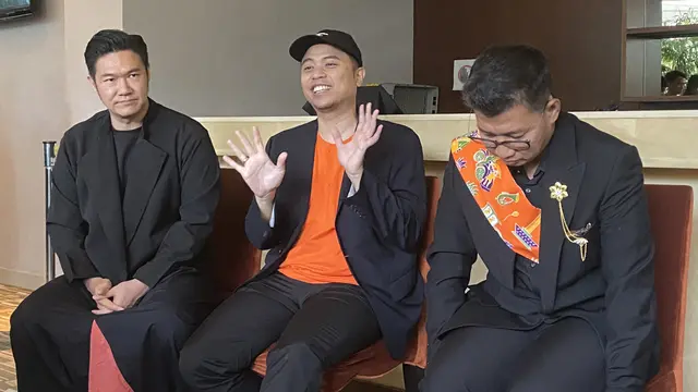 Rino Sarjono dalam media junket film Bapak Paling Jujur yang dihelat di Jakarta, Selasa (6/10/2026). (Liputan6.com/Nola Vemiliana)