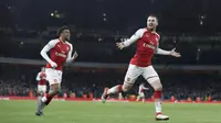 Nonton Hattrick Ramsey dan Gol Perdana Aubameyang untuk Arsenal
