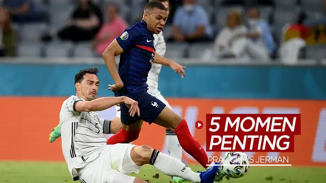 MOTION GRAFIS: 5 Momen Penting di Laga Grup F Euro 2020, Timnas Prancis Vs Timnas Jerman