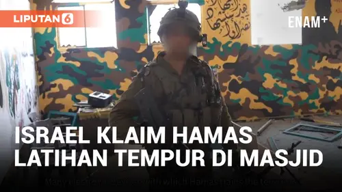 VIDEO: Israel Klaim Hamas Jadikan Masjid di Gaza Tempat Latihan Tempur