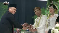 Potret Akad Nikah Thariq Halilintar dan Aaliyah Massaid (Sumber: Youtube/Thariq Halilintar)