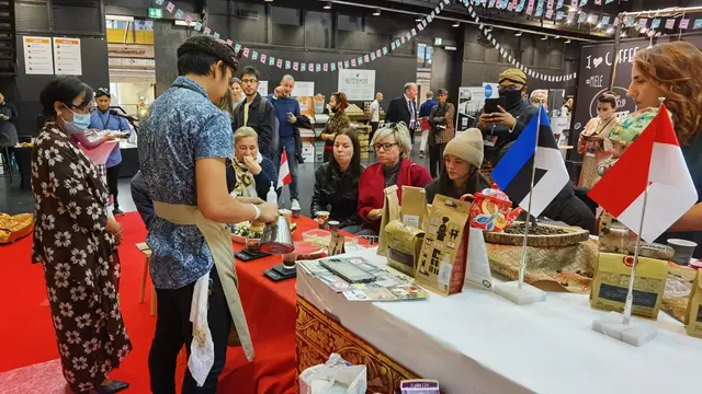Penampilan Indonesia pada festival kopi tahun ini mengedepankan produk kopi Gayo dengan sajian utama Café Femenino (Kemlu RI)