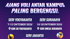 MOJI Hadirkan Liga Voli Mahasiswa 2026, Panggung Baru Talenta Voli Kampus