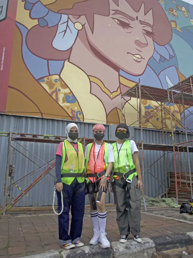 Converse Suarakan Kesetaraan Gender Lewat Karya Mural Ramah Lingkungan