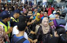 Rebutan antrean, penumpang ricuh di Bandara Soekarno-Hatta
