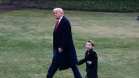 Potret Kedekatan Donald Trump dan Lil X Anak Elon Musk Jadi Sorotan di Media Sosial