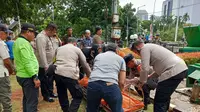 Geger Mayat Pria Dalam Bak Kontrol Pompa Air Patung Kuda Arjuna Wijaya