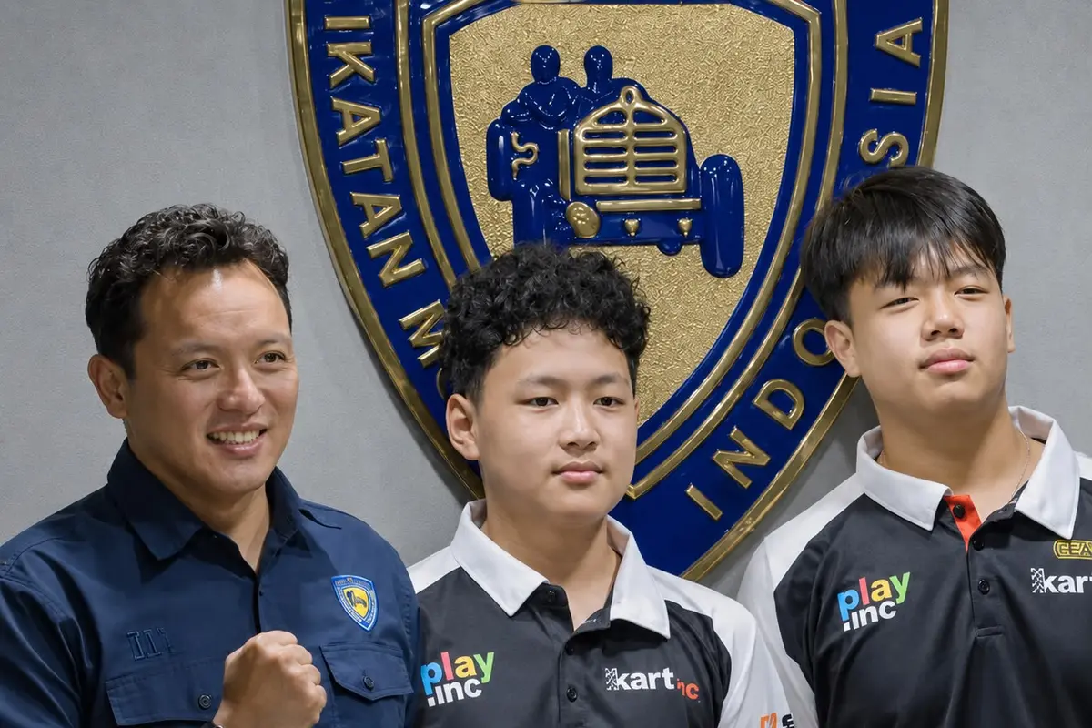 Ketua IMI lepas pembalap muda Indonesia menuju Kejuaraan Dunia Gokart Elektrik di Italia