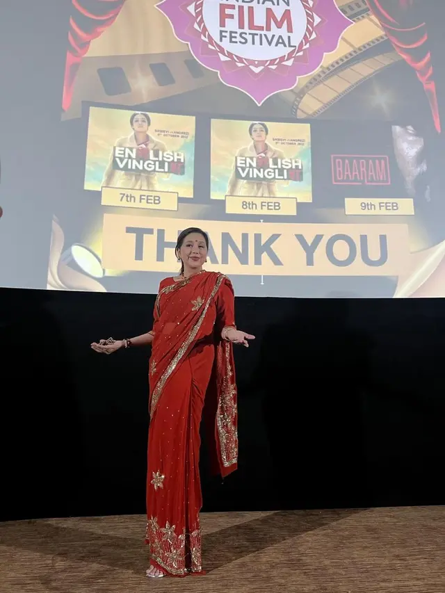 Ayu Azhari di Festival Film India