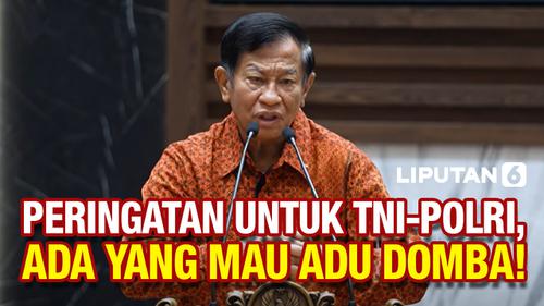 VIDEO: Waduh! Ada yang Berniat Adu Domba TNI-Polri!