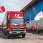 Perusahaan ekspedisi J-Express (JX) Indonesia, meremajakan 6 armada truk