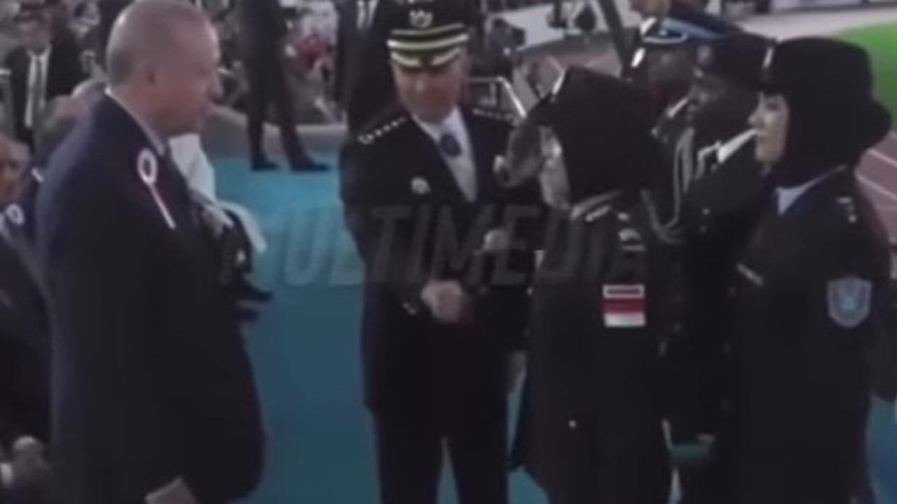 VIDEO: Polwan Indonesia Bikin Bangga, Dilantik Presiden Erdogan Jadi Lulusan Terbaik Pendidikan di Turki