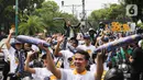 Partai NasDem tercatat sebagai partai politik keempat yang akan melakukan pendaftaran calon anggota DPR RI ke KPU Pusat. (Liputan6.com/Herman Zakharia)