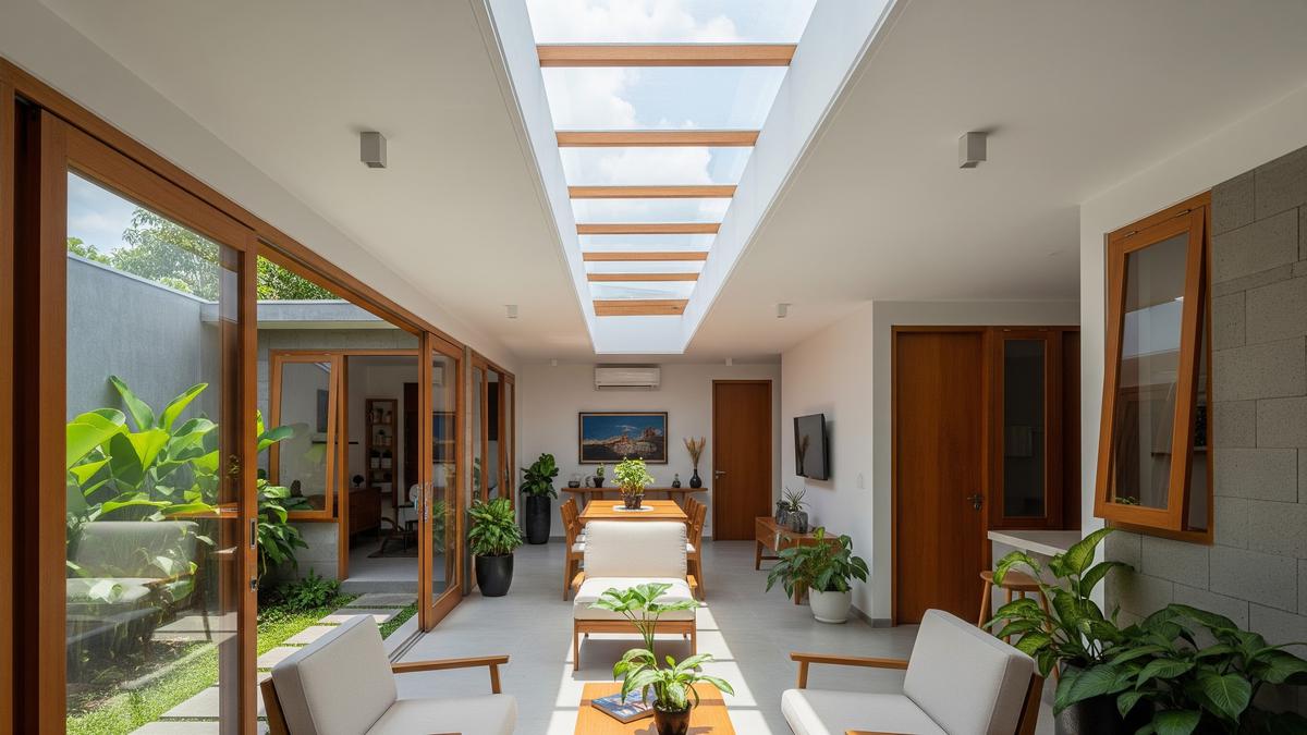 9 Inspirasi Rumah Kecil dengan Skylight agar Tidak Gelap, Solusi Hemat Energi