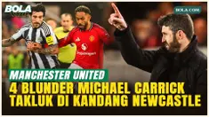 Blunder Michael Carrick yang Bikin Manchester United Takluk di Kandang Newcastle United