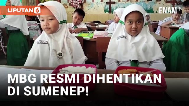 Program Makan Bergizi Gratis di Sumenep Resmi Dihentikan